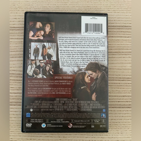 Twilight (2008) DVD - Picture 2 of 3